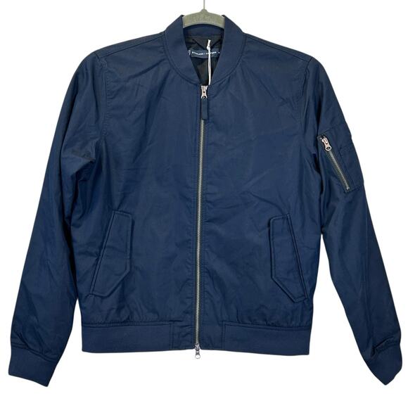 Everlane The Bomber Jacket Lightweight Navy Blue Men Medium NWT - Picture 2 of 13